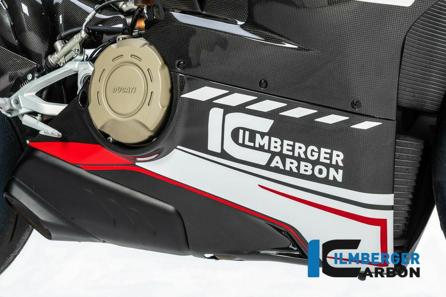 ILMBERGER ボトムサイドパネル (右側) グロス仕上げ DUCATI Panigale