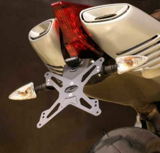 EVOTECH ナンバープレートホルダー フェンダーレスキット APRILIA DORSODURO 750 (08-12)_1