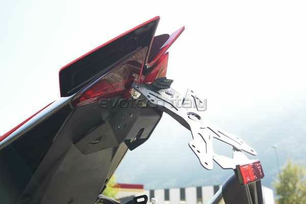 EVOTECH ナンバープレートホルダー フェンダーレスキット APRILIA RSV4 1100 FACTORY (21-24) トゥオーノ 1100 V4 (21-24)_3