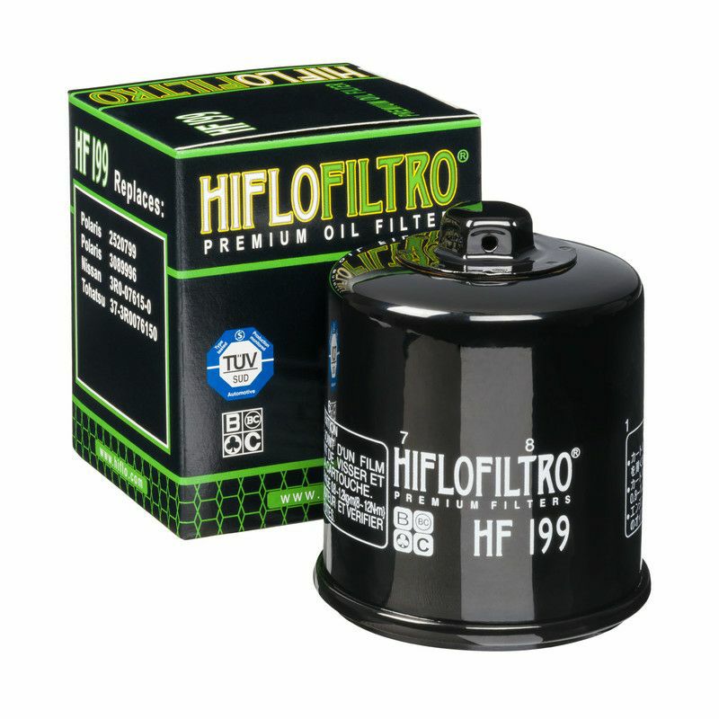 HIFLOFILTRO製の純正互換となる高性能オイルフィルター。HF199