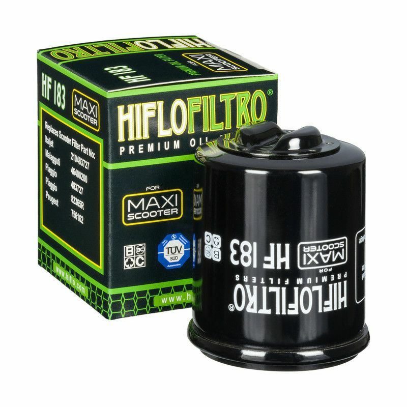HIFLOFILTRO製の純正互換となる高性能オイルフィルター。HF183