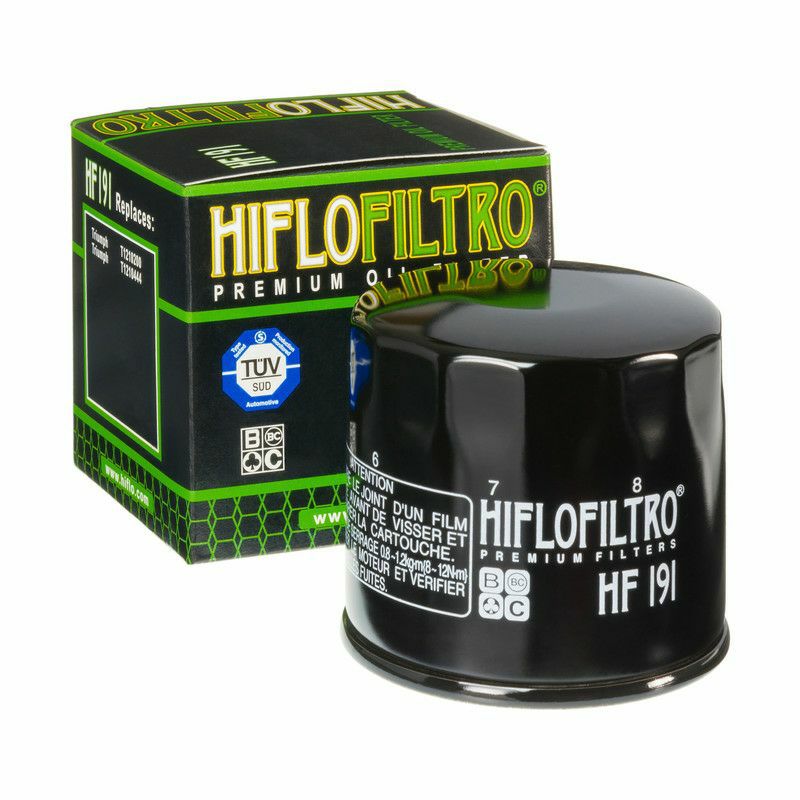 ハイドロパーツ　オイルフィルター　エアクラフトパーツ HIFLOFILTRO製の純正互換となる高性能オイルフィルター。HF191