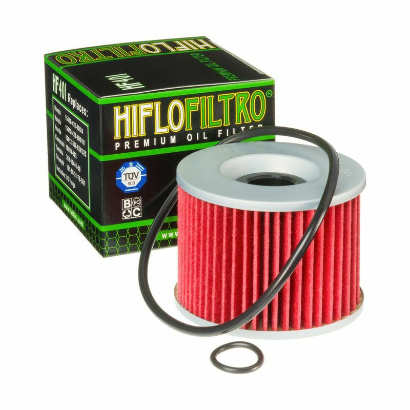HIFLOFILTRO製の純正互換となる高性能オイルフィルター。HF401