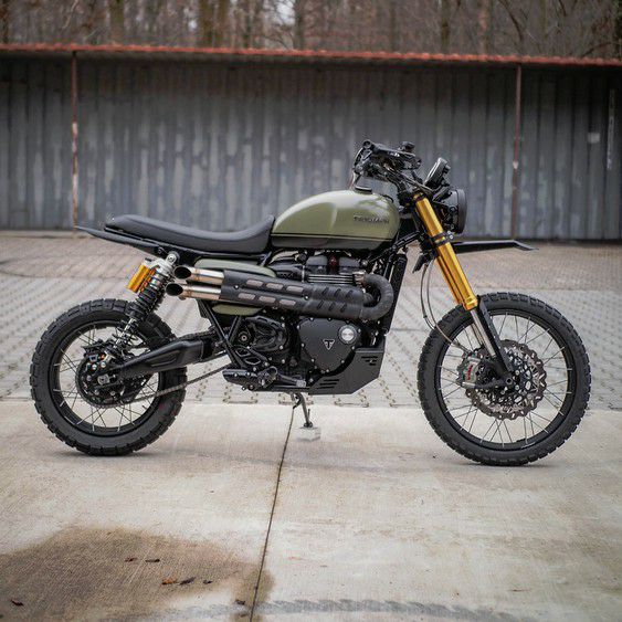 トライアンフ スクランブラー1200 フロントフェンダー マッドガード