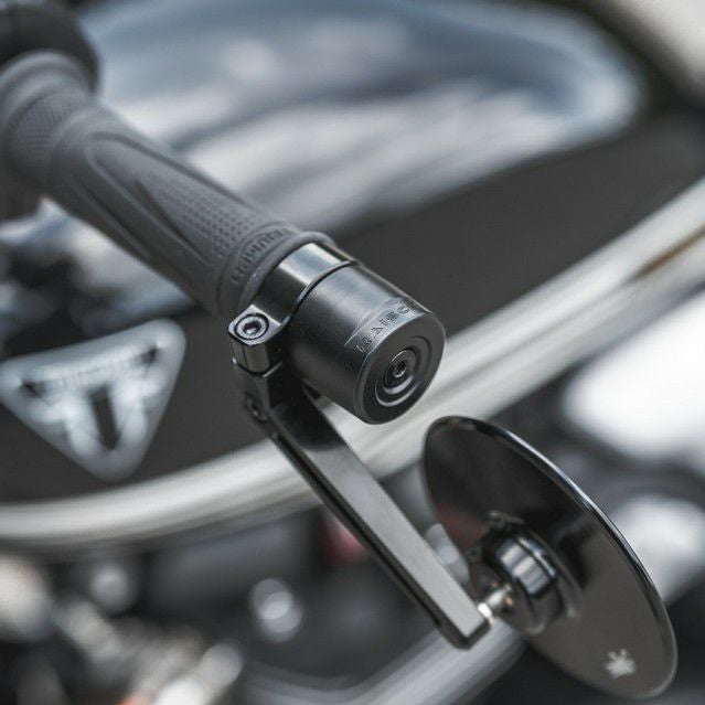 トライアンフ ボバー/T100/T120 バーエンドミラー REMMOTORCYCLE