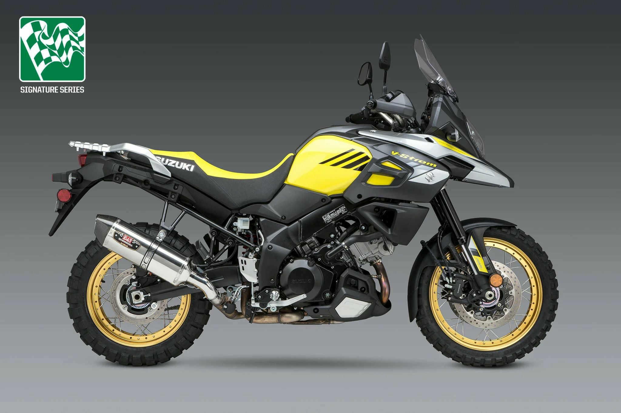 USヨシムラ R-77 スリップオンマフラー Suzuki Vストローム 1000 (2014