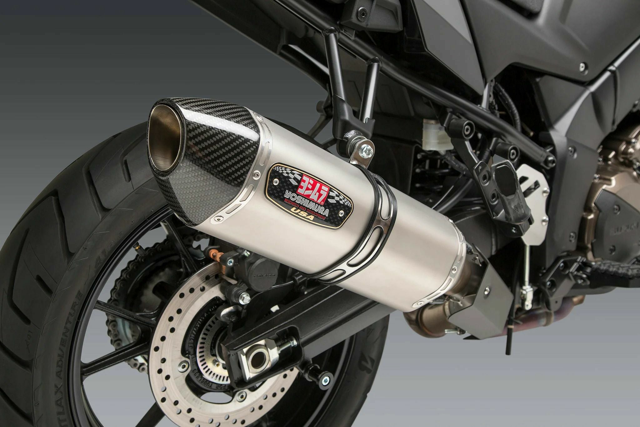 USヨシムラ R-77 スリップオンマフラー Suzuki Vストローム 1050 (2020)