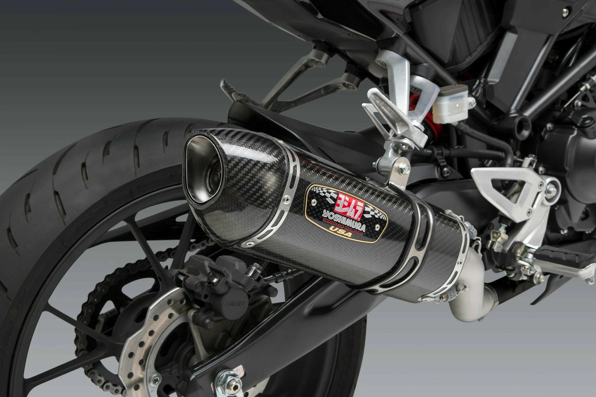 USヨシムラ R-77 スリップオンマフラー Honda CB300R (2019-2021)