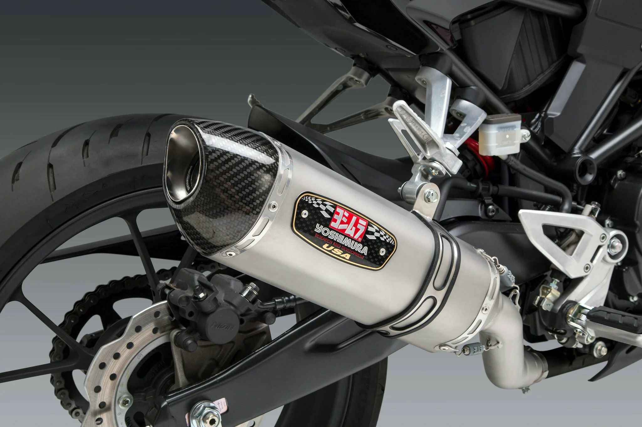 USヨシムラ R-77 スリップオンマフラー Honda CB300R (2019-2021)