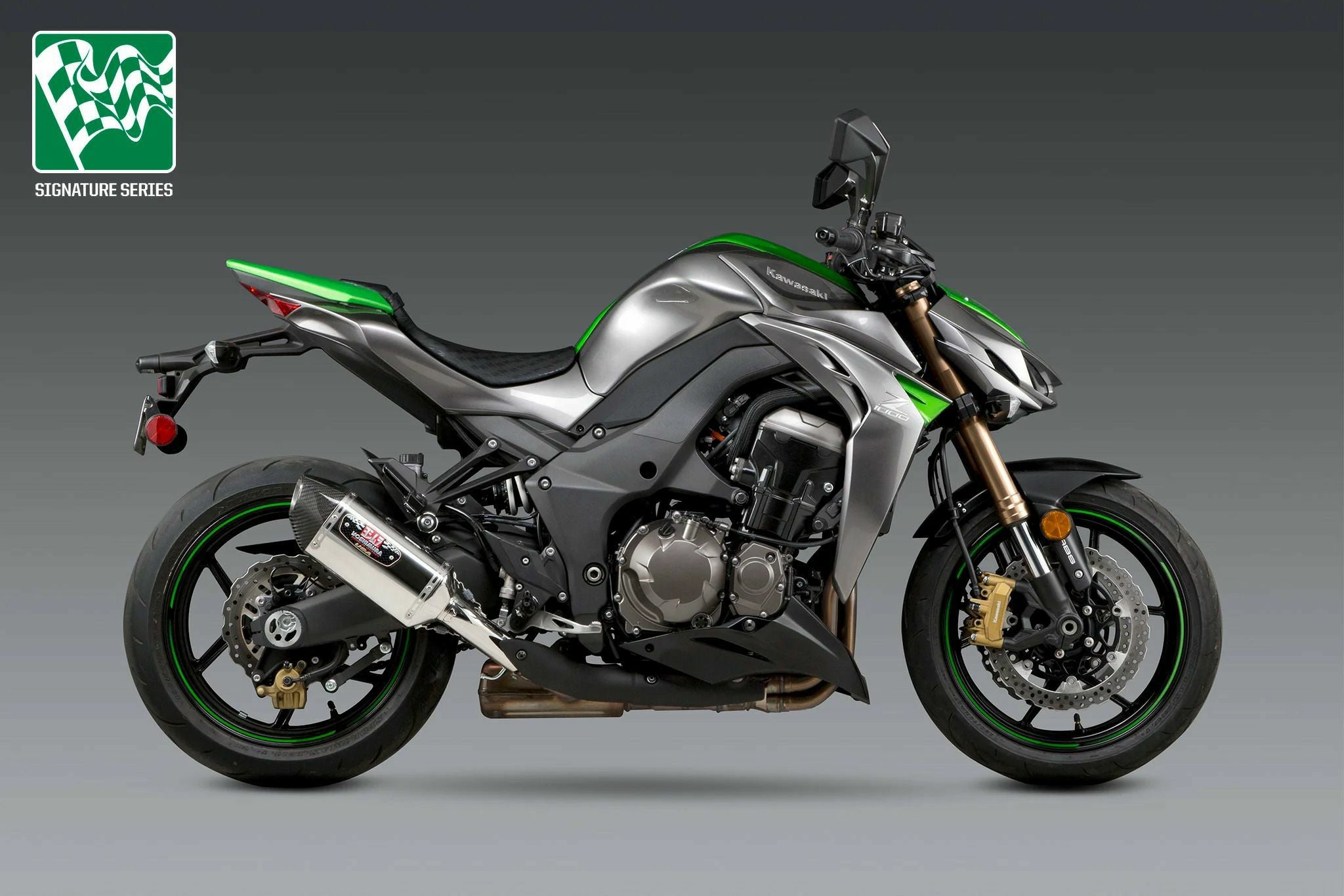 USヨシムラ R-77 スリップオンマフラー Kawasaki Z1000 (2014-2016)