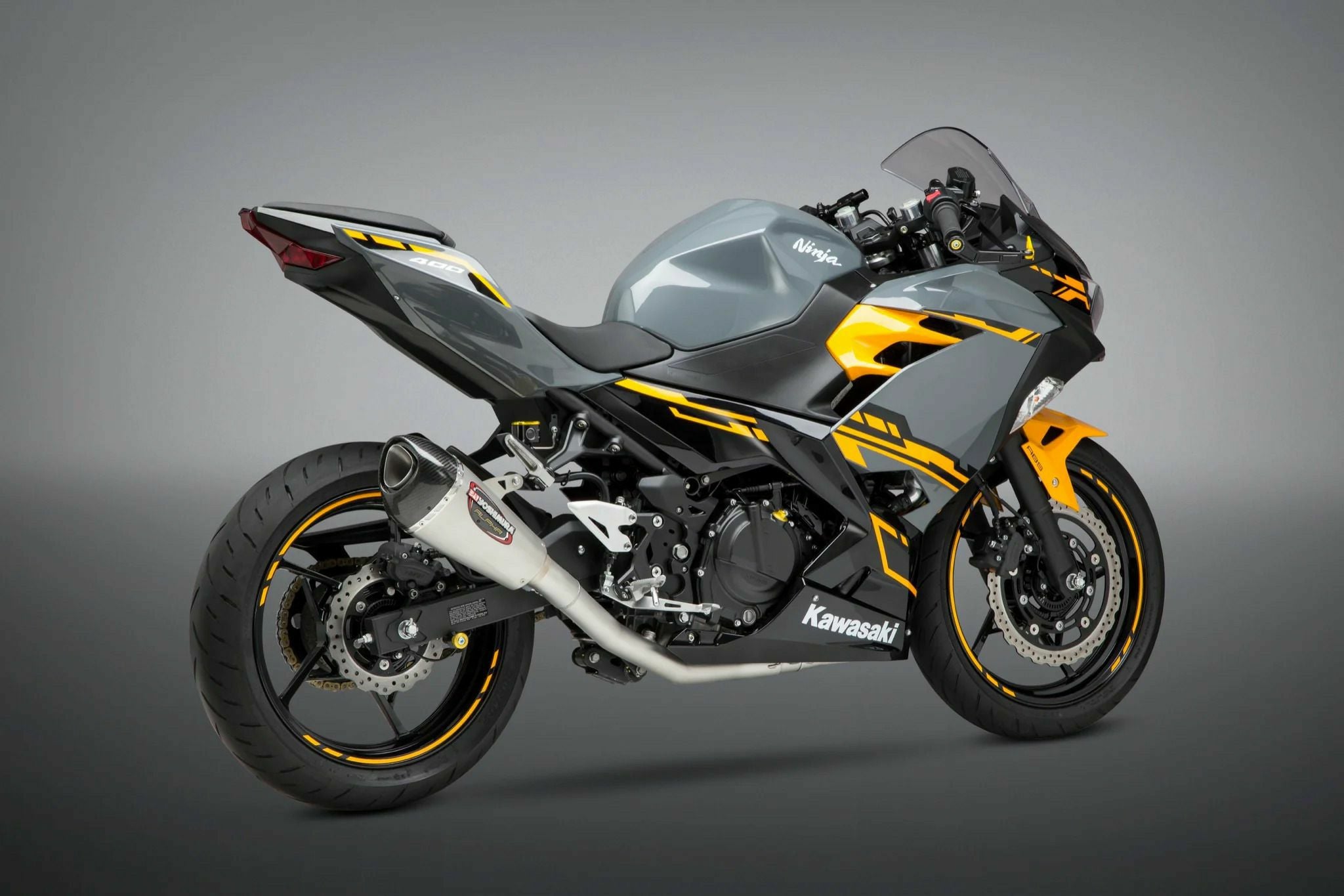 USヨシムラ Alpha T フルシステムマフラー Kawasaki Ninja 400 (2018