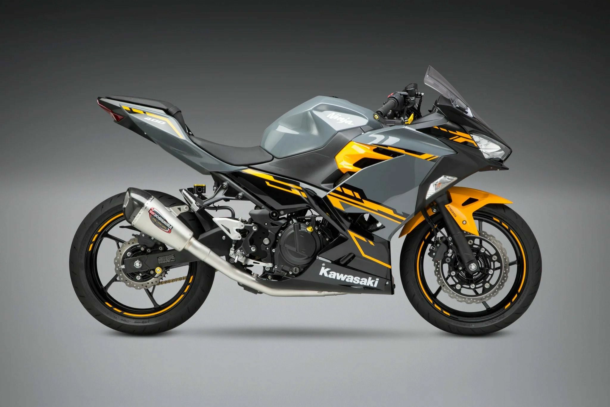 USヨシムラ Alpha T フルシステムマフラー Kawasaki Ninja 400 (2018
