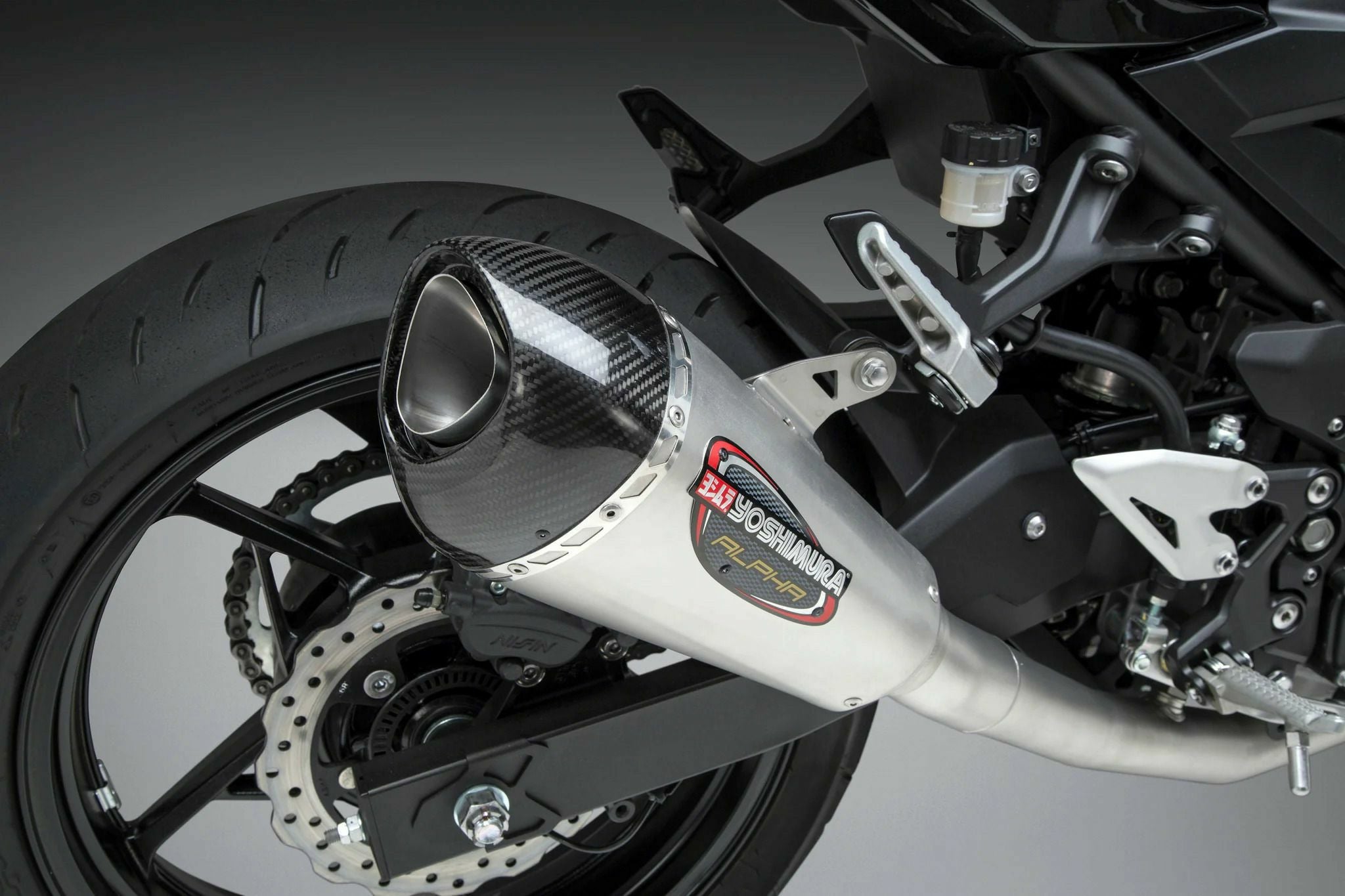 USヨシムラ Alpha T フルシステムマフラー Kawasaki Ninja 400 (2018