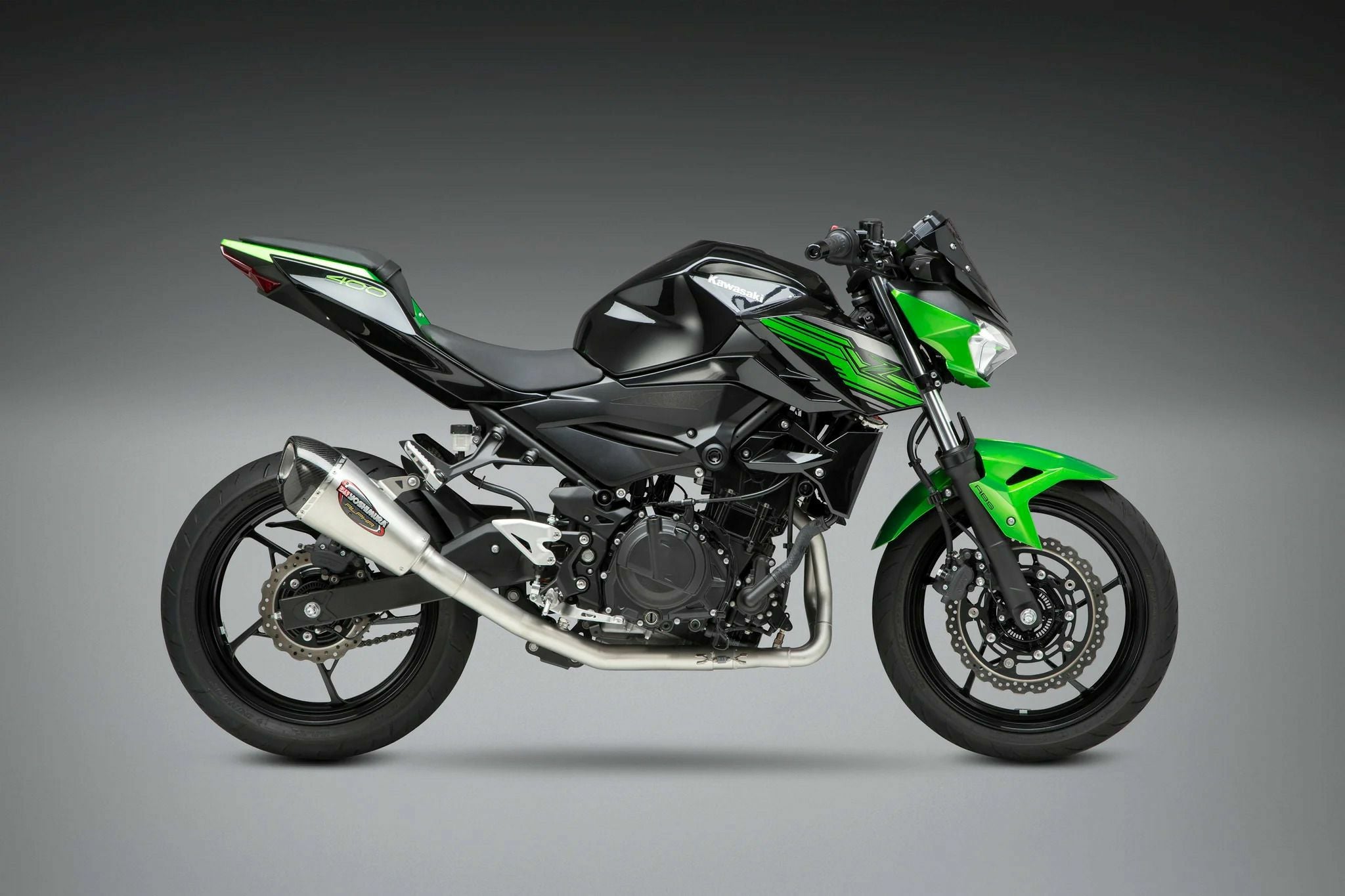 USヨシムラ Alpha T フルシステムマフラー Kawasaki Ninja 400 (2018