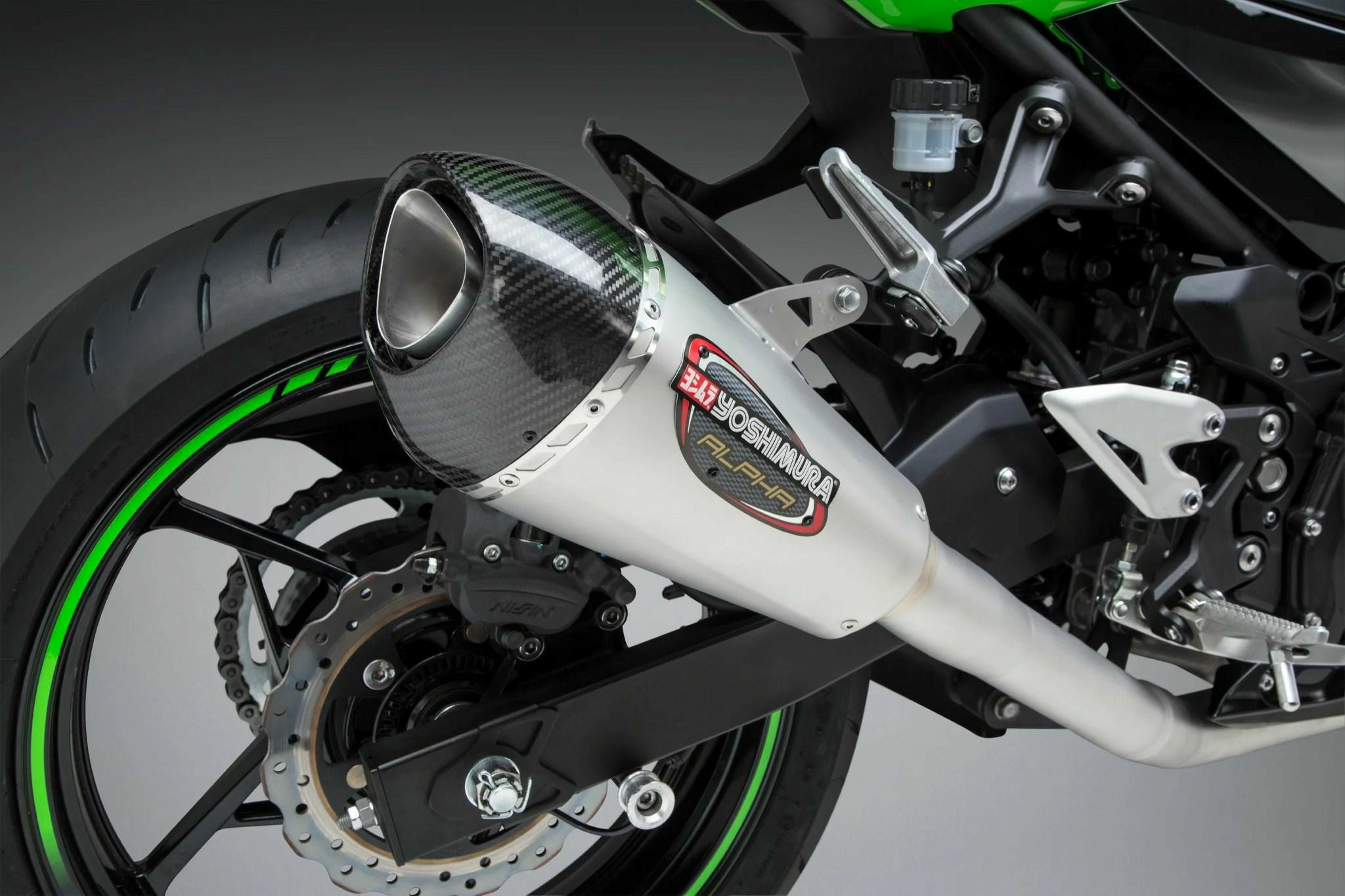 USヨシムラ Alpha T フルシステムマフラー Kawasaki Ninja 400 (2018