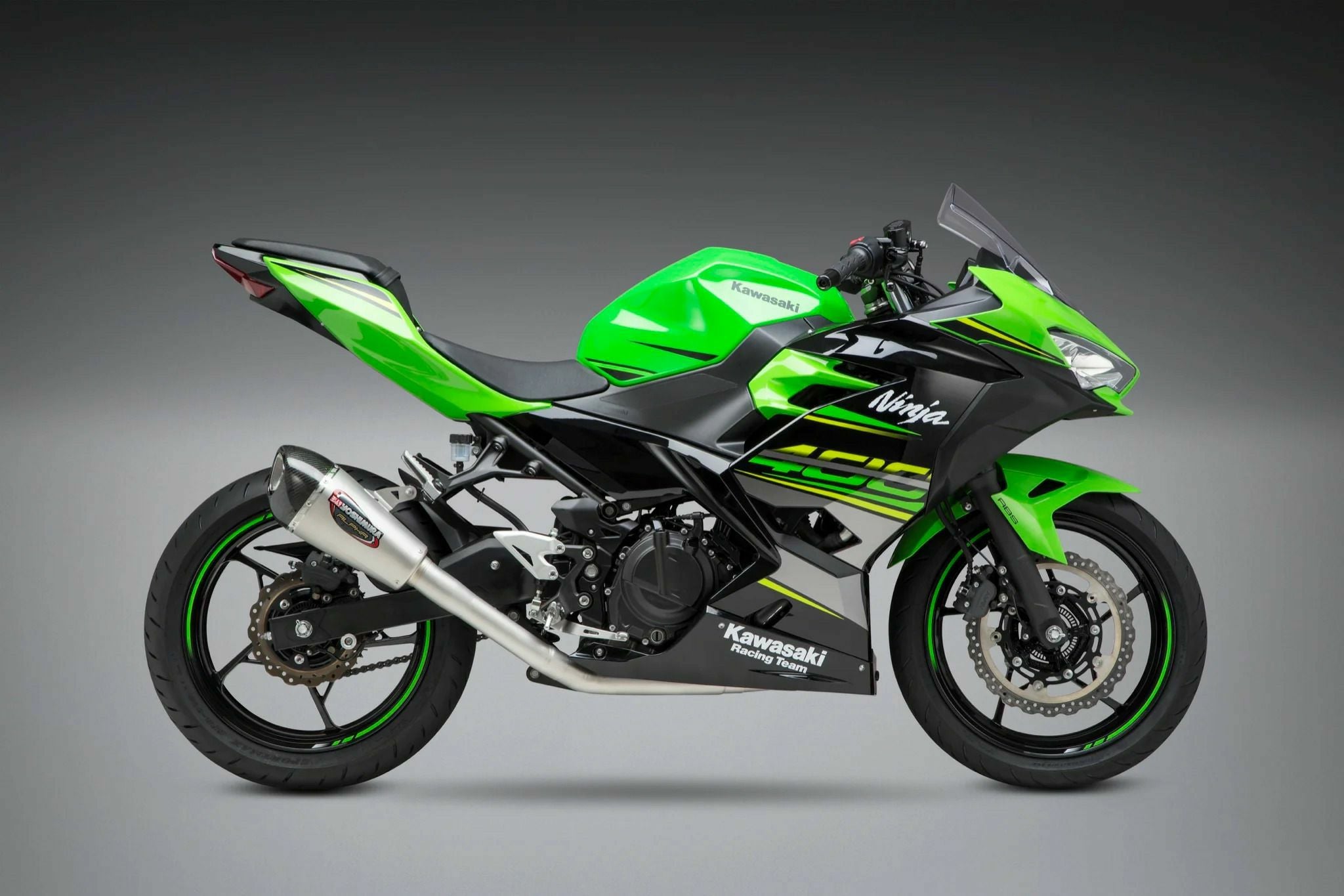 USヨシムラ Alpha T フルシステムマフラー Kawasaki Ninja 400 (2018