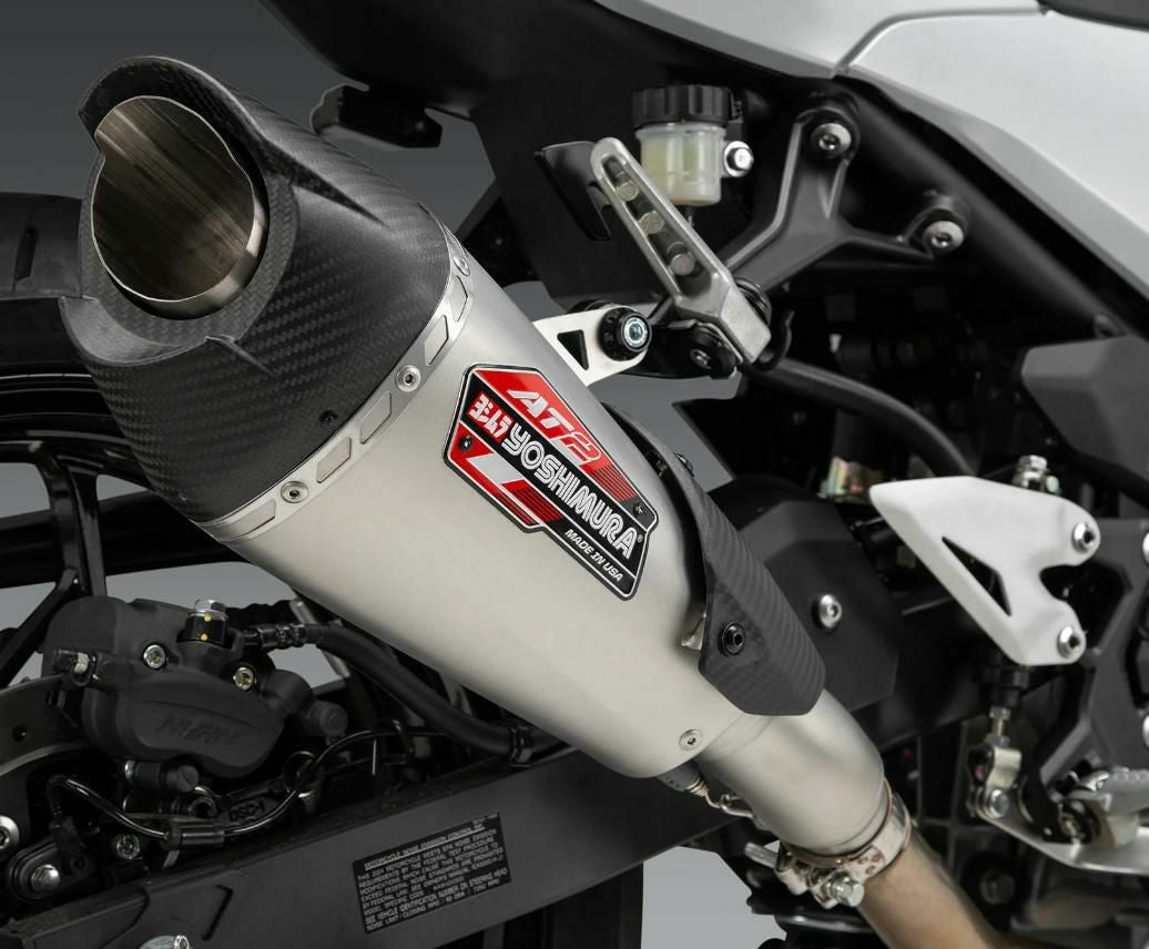USヨシムラ AT2 スリップオンマフラー KAWASAKI NINJA 500 / Z500 (2024)