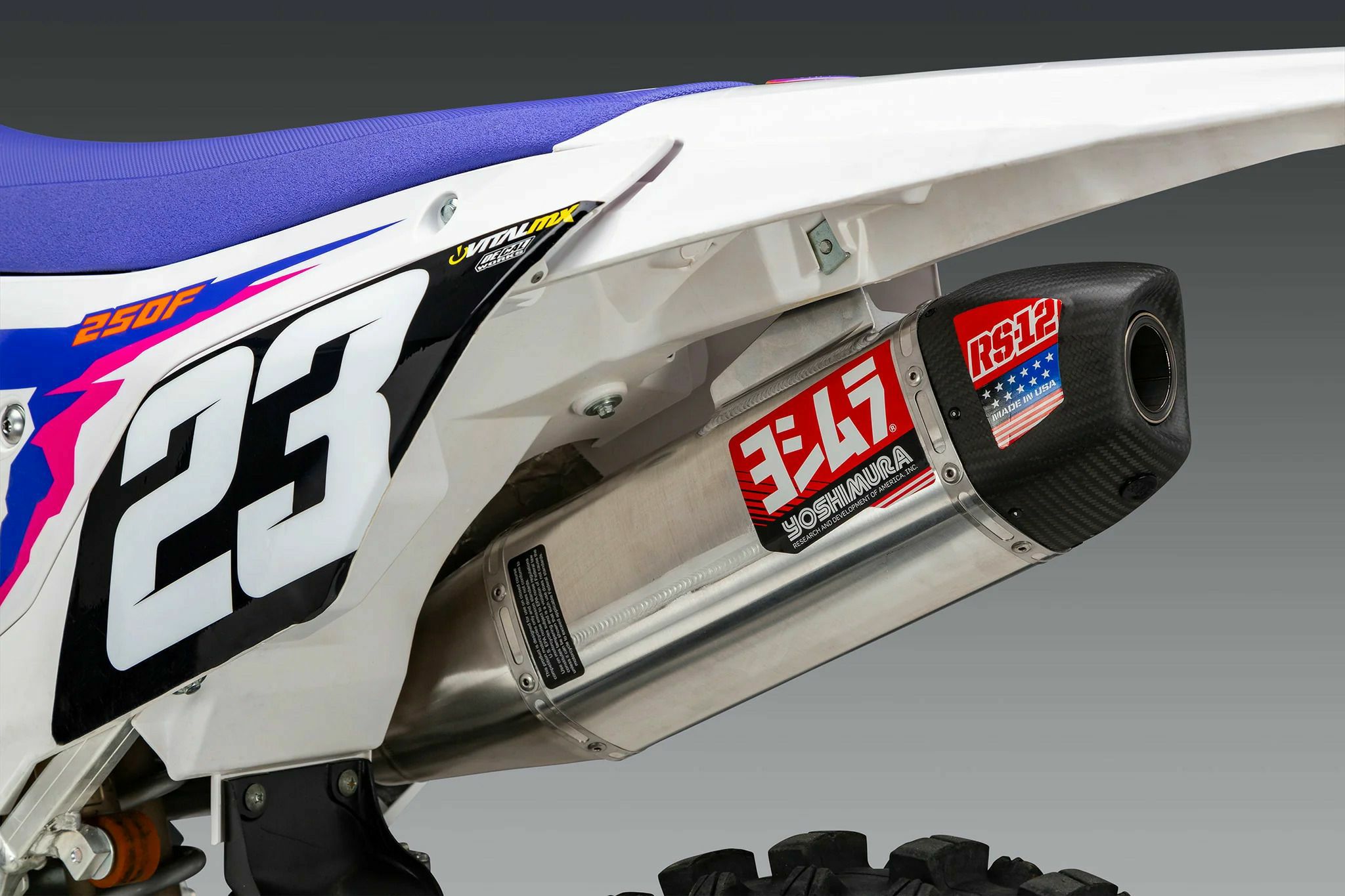 USヨシムラ RS-12 フルシステムマフラー Yamaha YZ250F (2024)