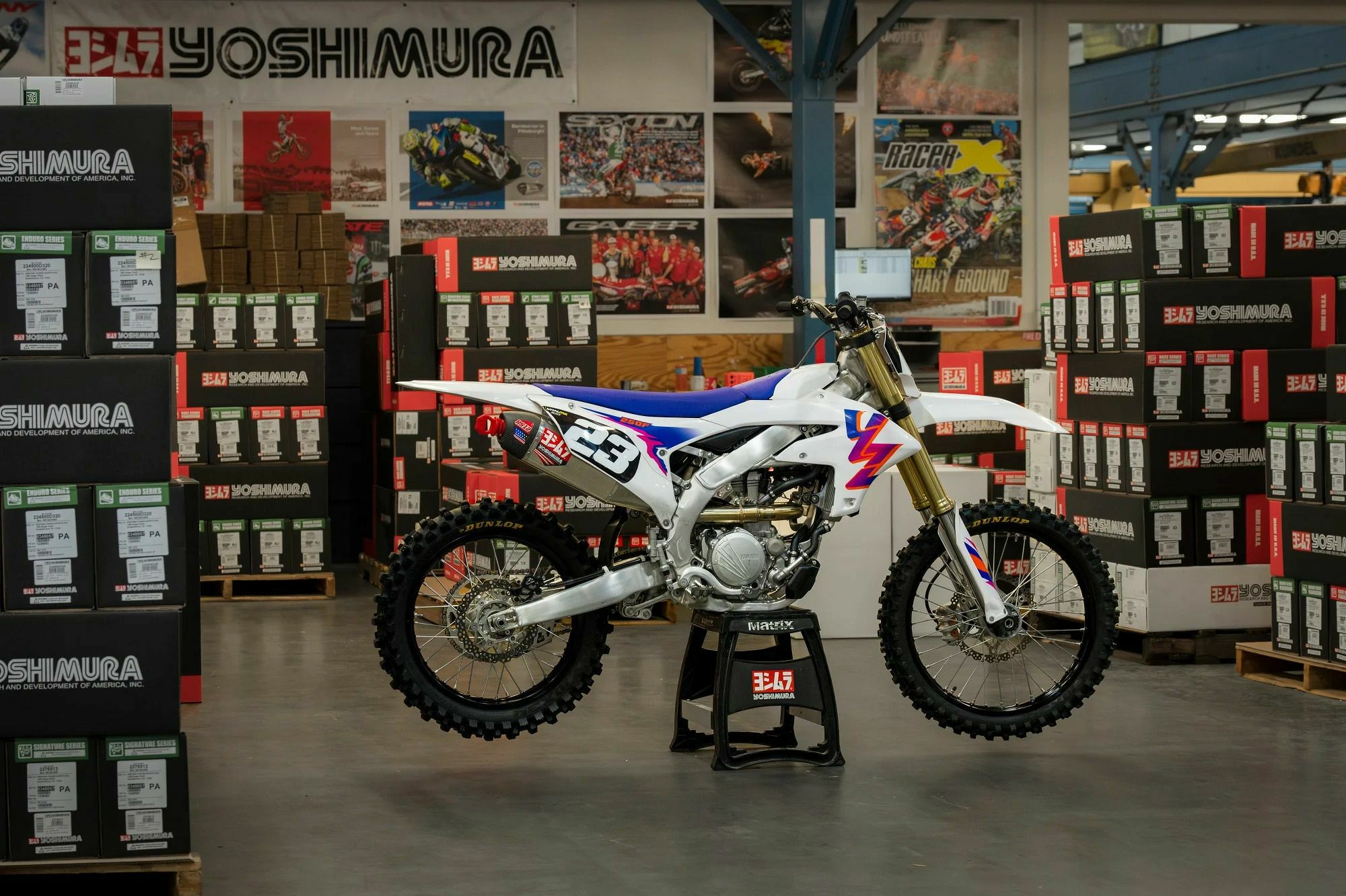 USヨシムラ RS-12 フルシステムマフラー Yamaha YZ250F (2024)