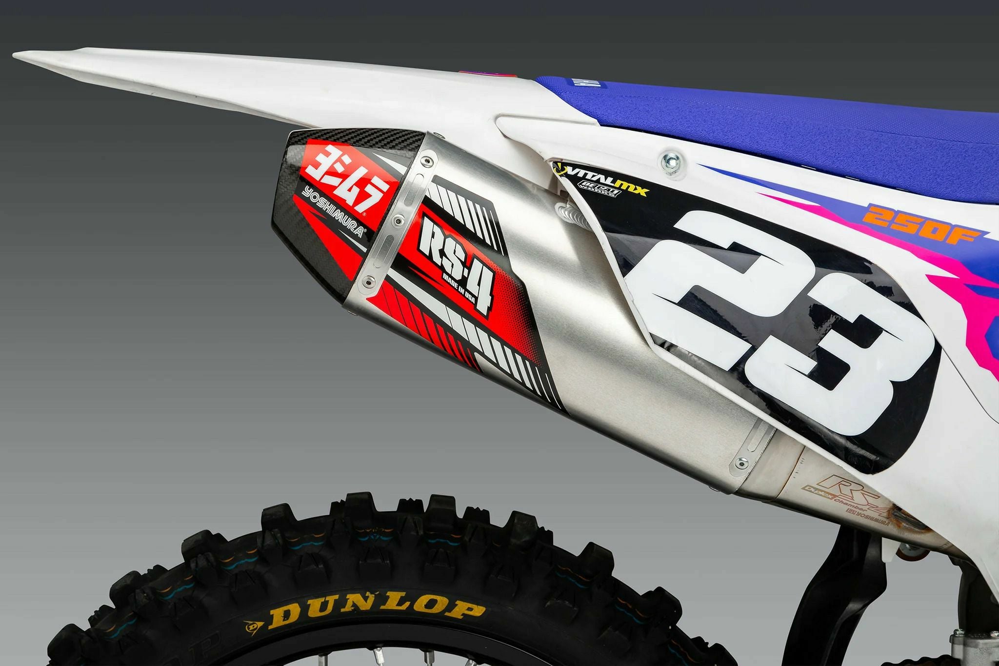 USヨシムラ RS-4 スリップオンマフラー Yamaha YZ250F (2024)