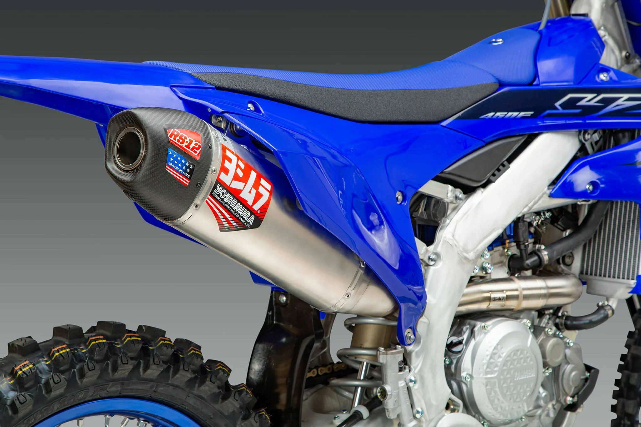 2023年式 yz450f 純正マフラーセット 使用頻度ごく僅か USヨシムラ RS-12 フルシステムマフラー Yamaha YZ450F (2023-2024)
