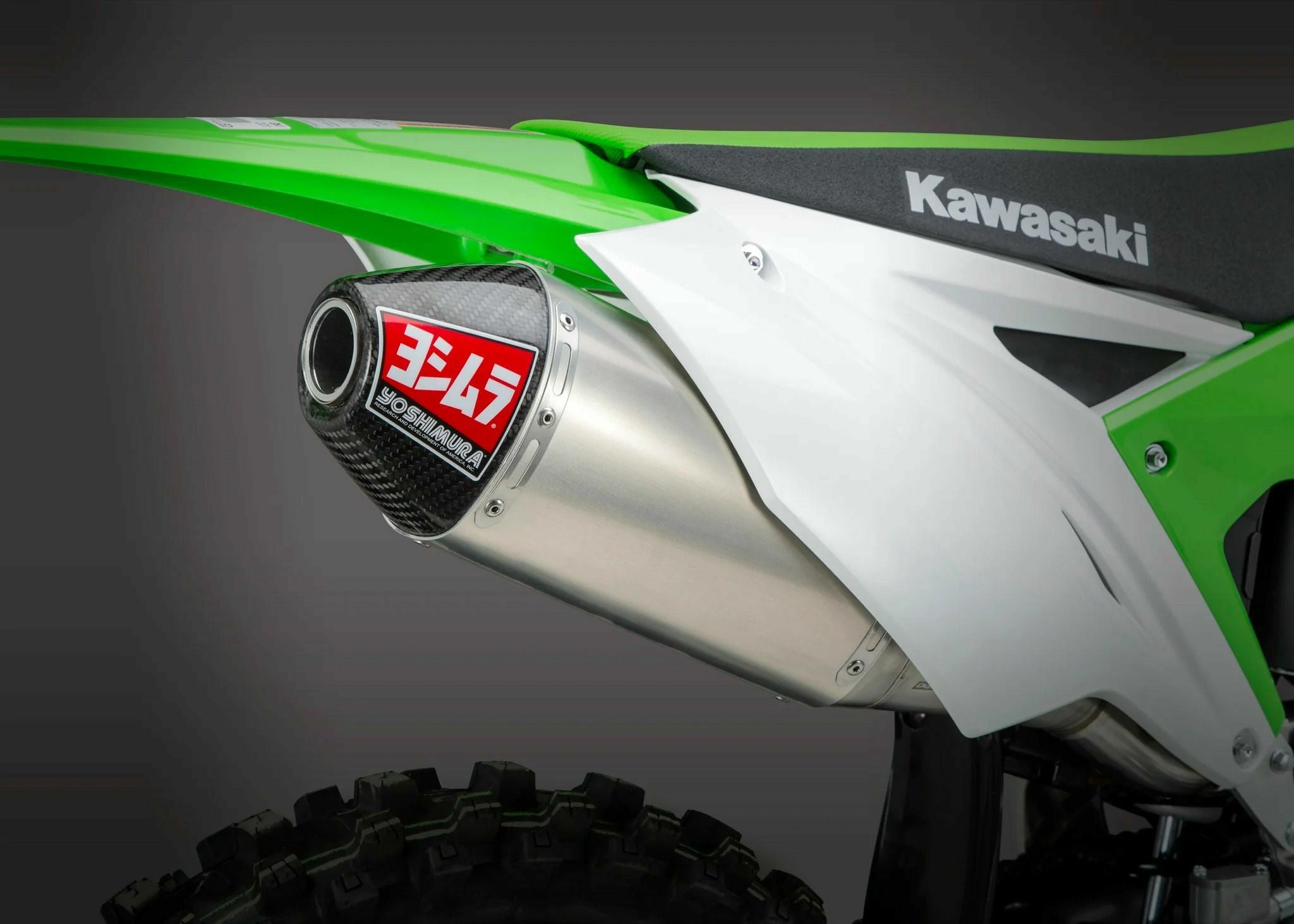 USヨシムラ RS-4 スリップオンマフラー Kawasaki KX250F (2017-2020)