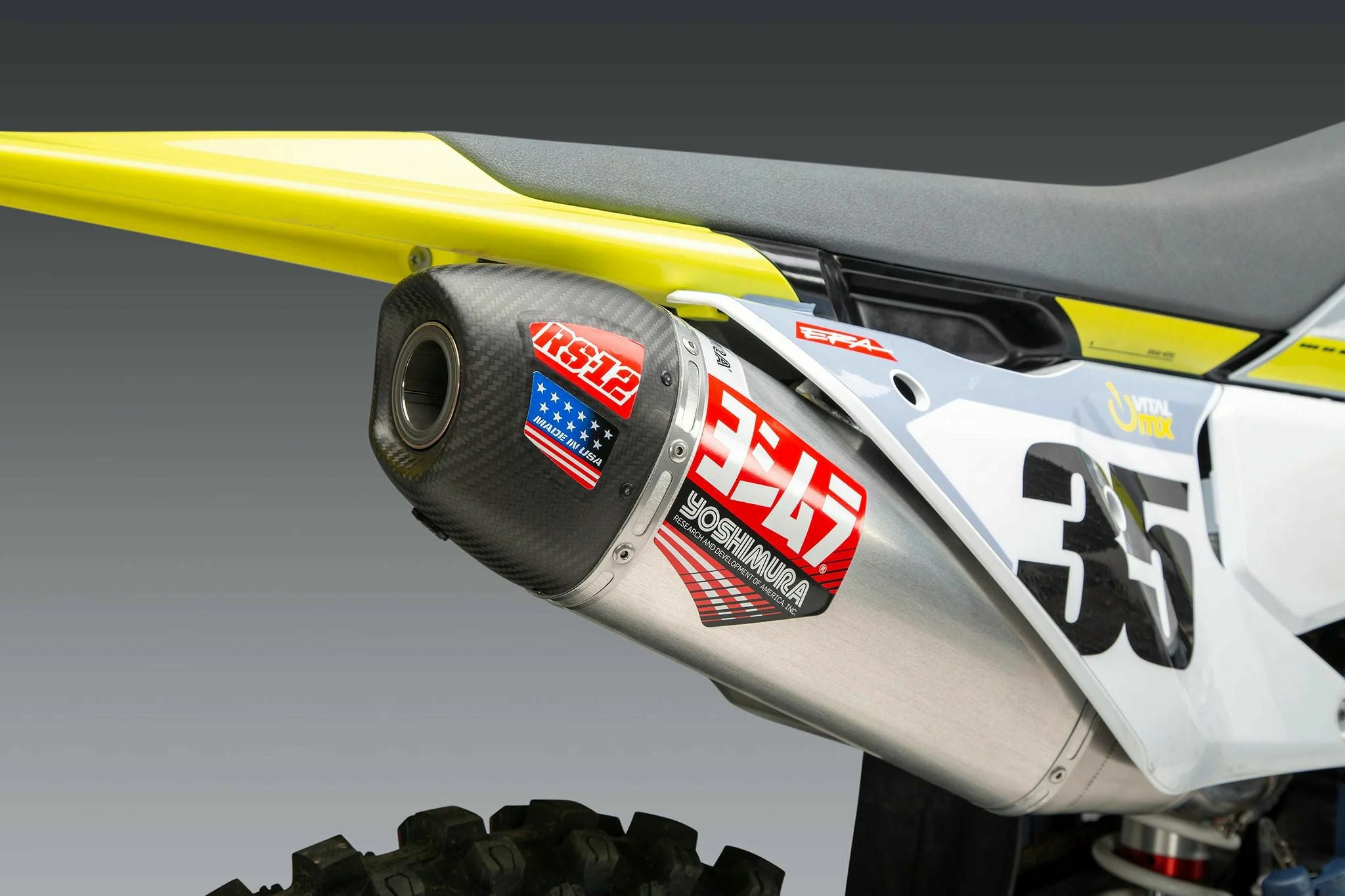 USヨシムラ RS-12 フルシステムマフラー KTM 250SX-F/250XC-F/350SX-F