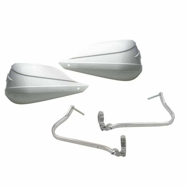 ロイヤルエンフィールド ヒマラヤ411 ハンドガードキット ホワイト Hitchcocks Motorcycles_1