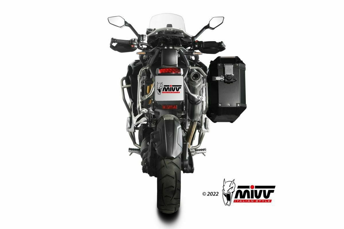 MIVV スリップオンマフラー DAKAR ステンレス TRIUMPH タイガー1200