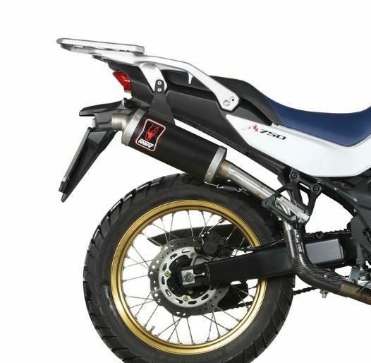 MIVV スリップオンマフラー DAKAR ブラックステンレス HONDA