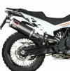 MIVV スリップオンマフラー DAKAR ブラックステンレス KTM 790/890アドベンチャー | KT.021.LEKB_1