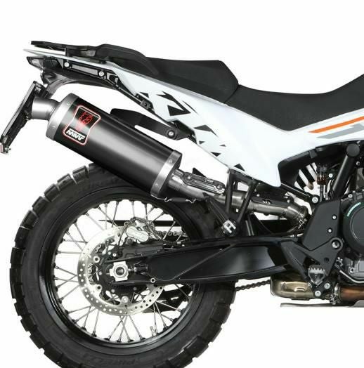 MIVV スリップオンマフラー DAKAR ブラックステンレス KTM 790/890アドベンチャー | KT.021.LEKB_1