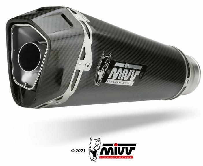 MIVV スリップオンマフラー DELTA RACE カーボン BMW S1000RR (2019-2024)