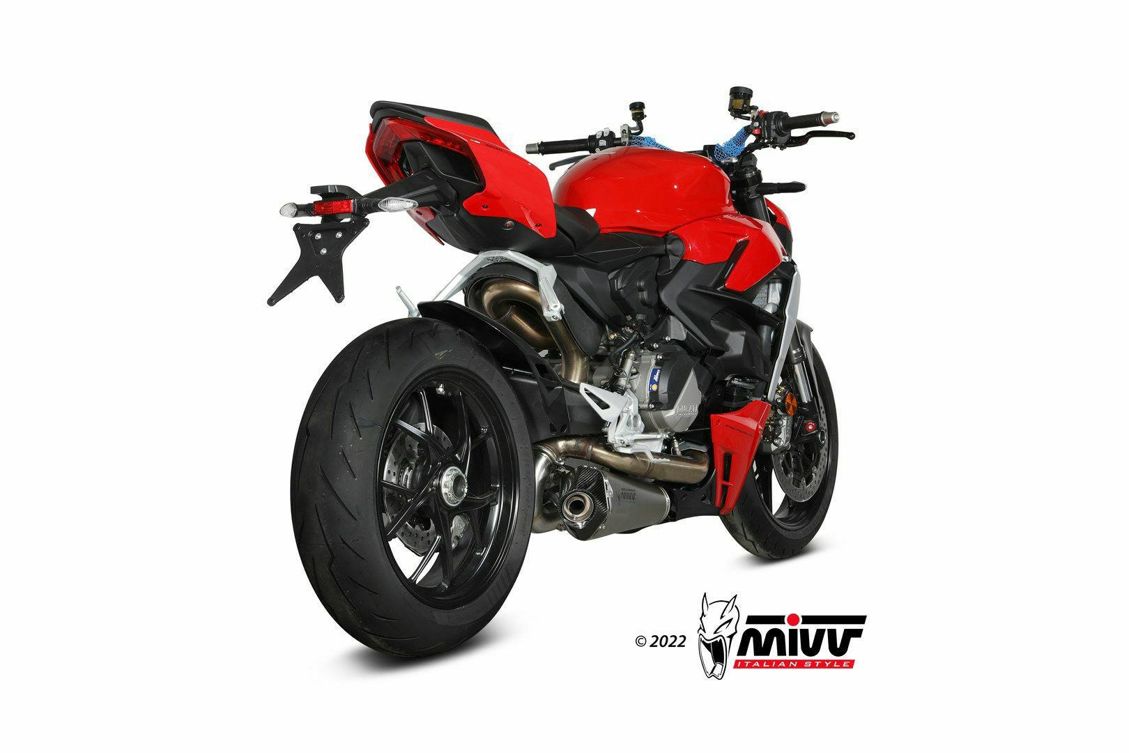 MIVV スリップオンマフラー DELTA RACE ステンレス DUCATI パニガーレ