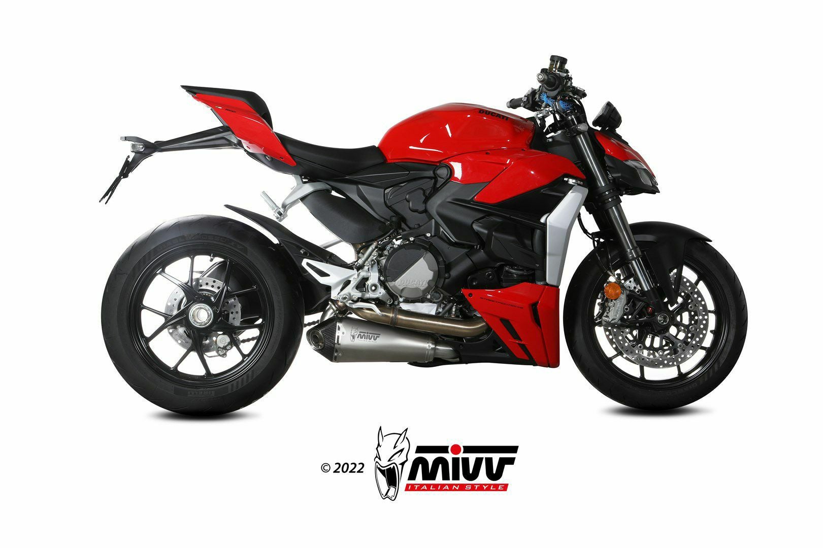 MIVV スリップオンマフラー DELTA RACE ステンレス DUCATI パニガーレ