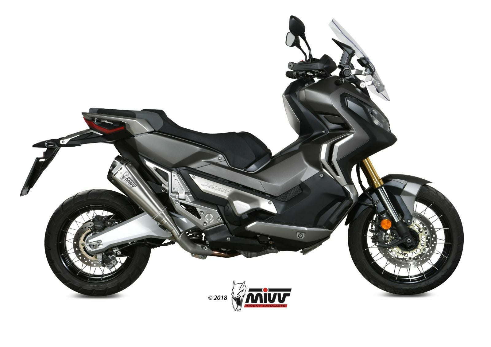 MIVV スリップオンマフラー DELTA RACE ステンレス HONDA X-ADV750