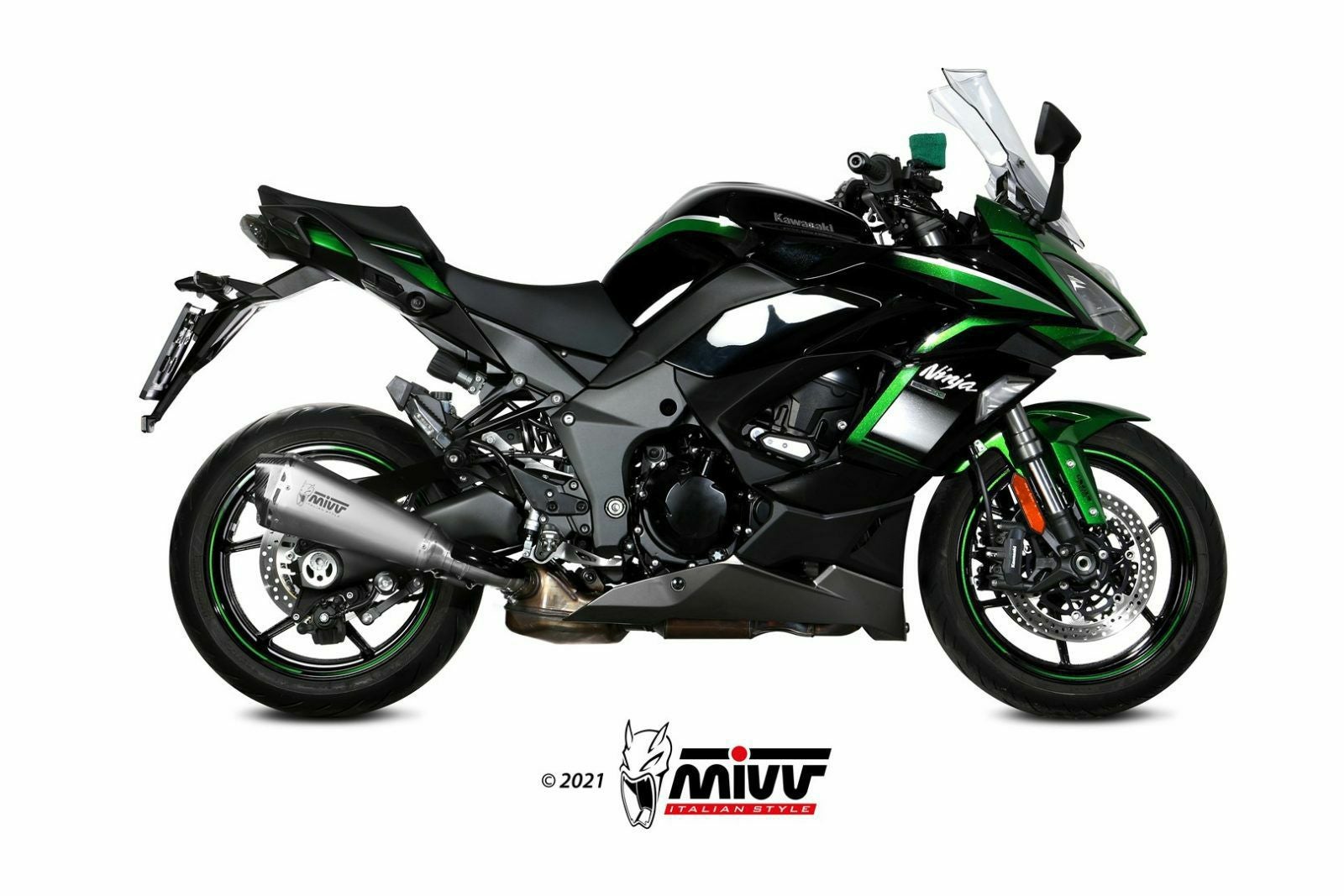 MIVV スリップオンマフラー NINJA1000SX（23年） MIVV スリップオンマフラー DELTA RACE ステンレス KAWASAKI