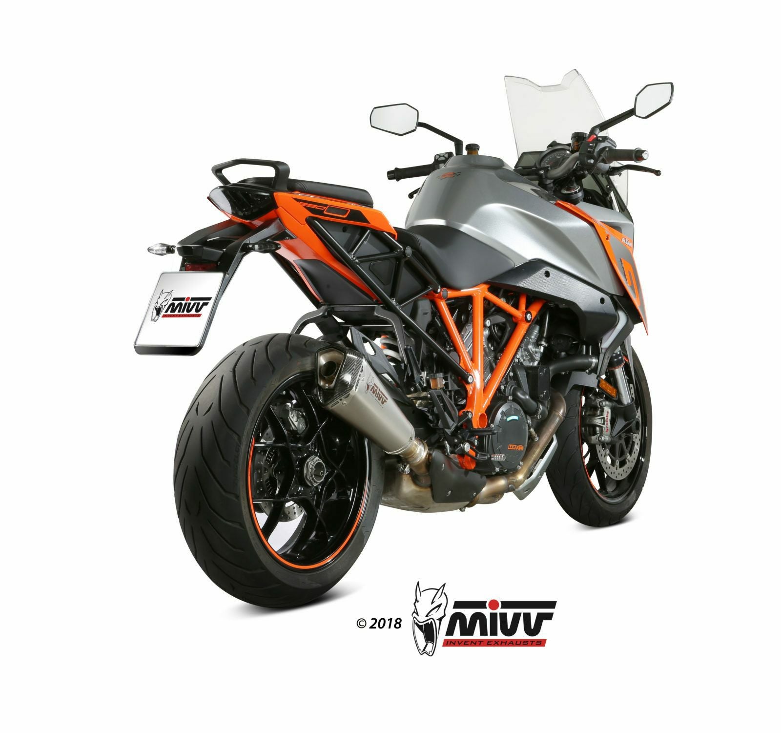 MIVV スリップオンマフラー DELTA RACE ステンレス KTM 1290スーパー
