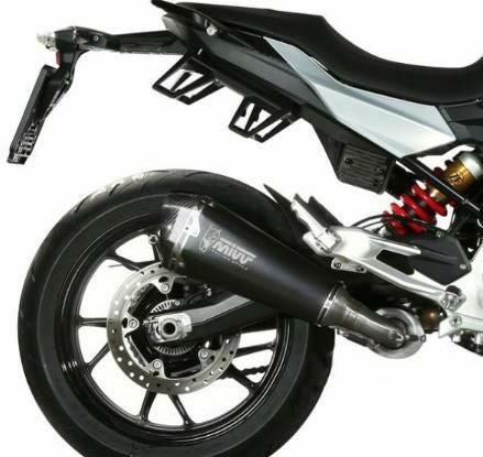 ベルベットブラックミンク　マフラー MIVV スリップオンマフラー DELTA RACE ブラックステンレス BMW F900R