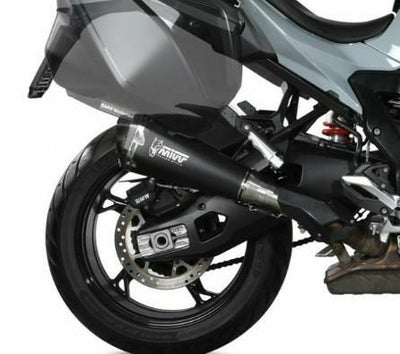 MIVV スリップオンマフラー DELTA RACE ブラックステンレス BMW 