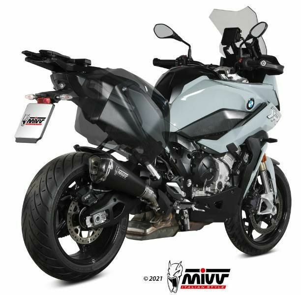 MIVV スリップオンマフラー DELTA RACE ブラックステンレス BMW