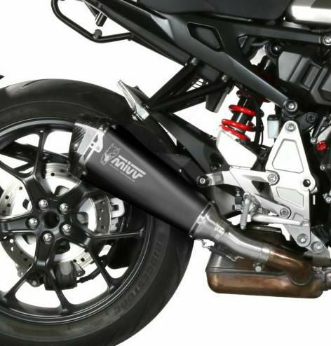 MIVV スリップオンマフラー DELTA RACE ブラックステンレス HONDA
