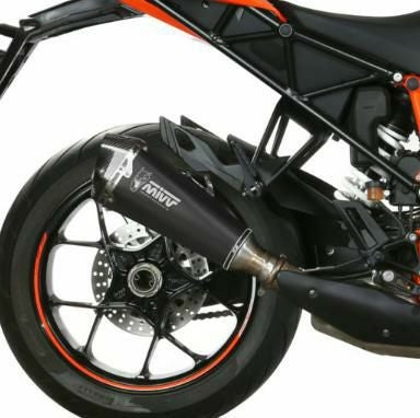 MIVV スリップオンマフラー DELTA RACE ブラックステンレス KTM 1290