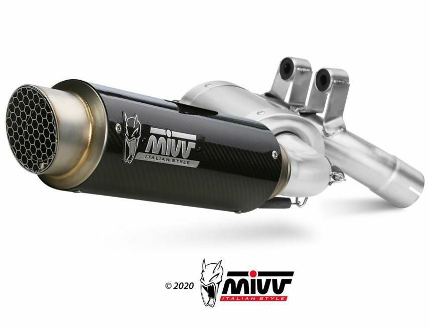 MIVV スリップオンマフラー GP PRO カーボン BMW F900R (2020-2024)