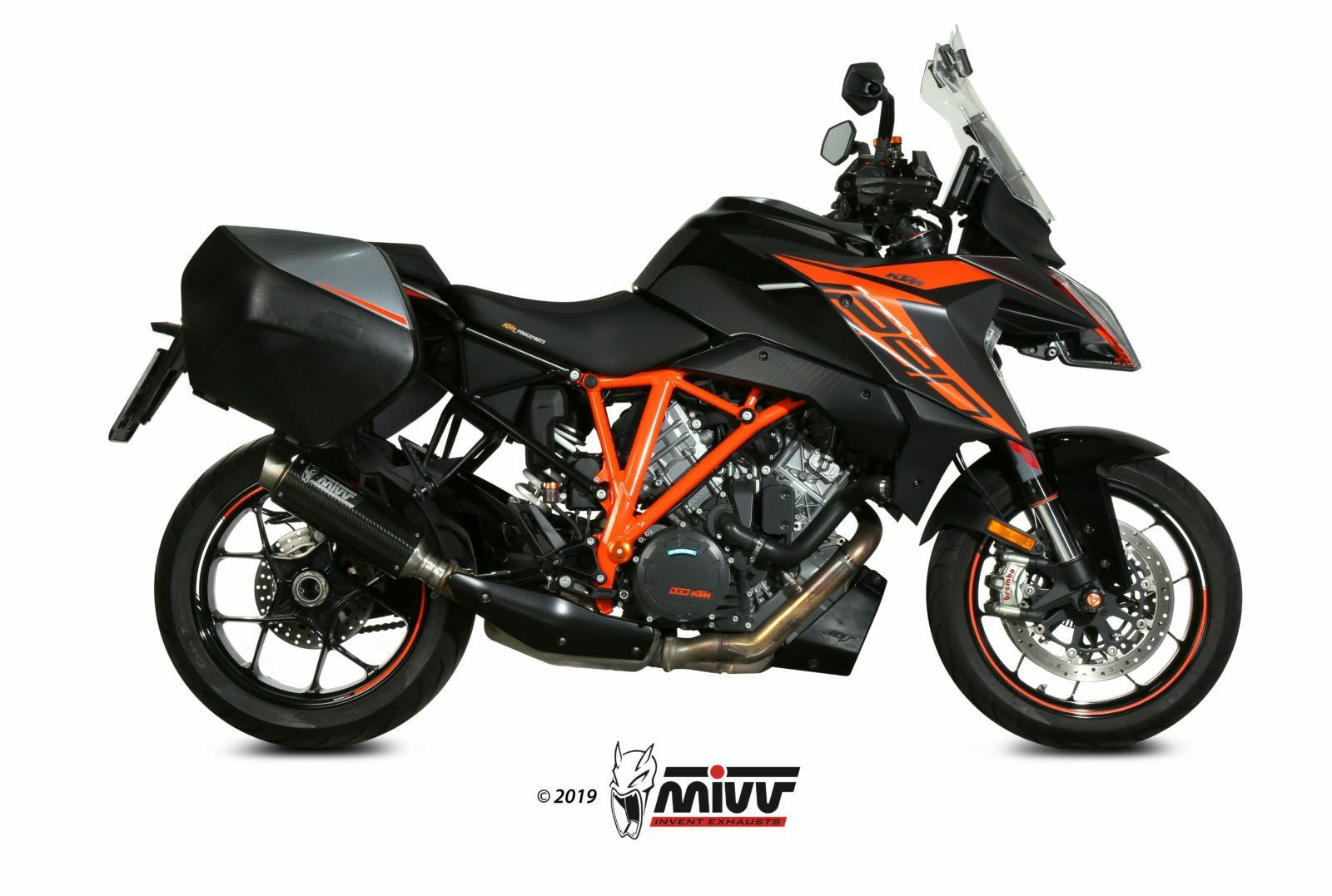 MIVV スリップオンマフラー GP PRO カーボン KTM 1290スーパーデューク