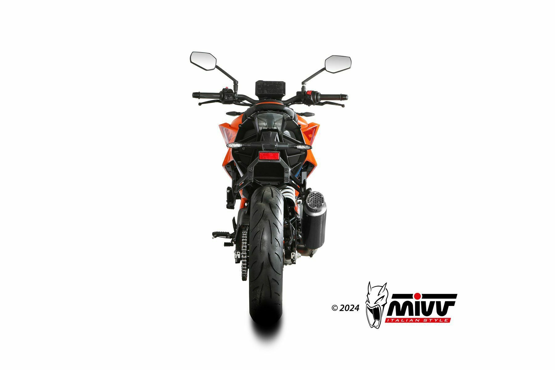 MIVV スリップオンマフラー GP PRO カーボン KTM 390 DUKE (2024) | KT