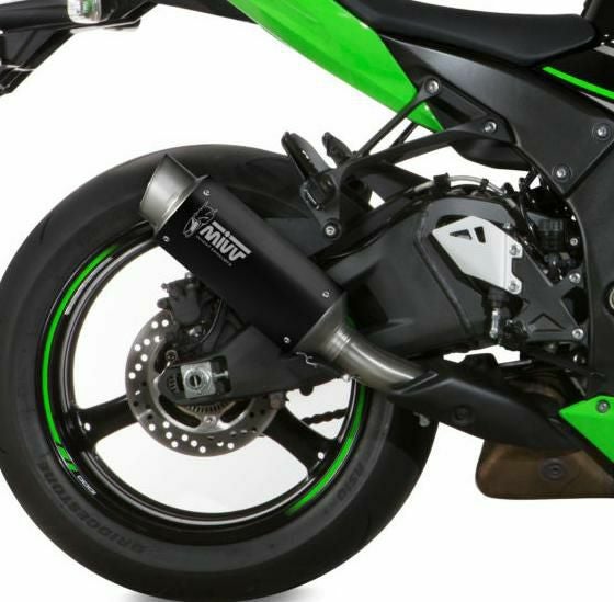 MIVV ステンレススチールマフラー MIVV スリップオンマフラー SUONO ブラックステンレス KAWASAKI ZX-10R