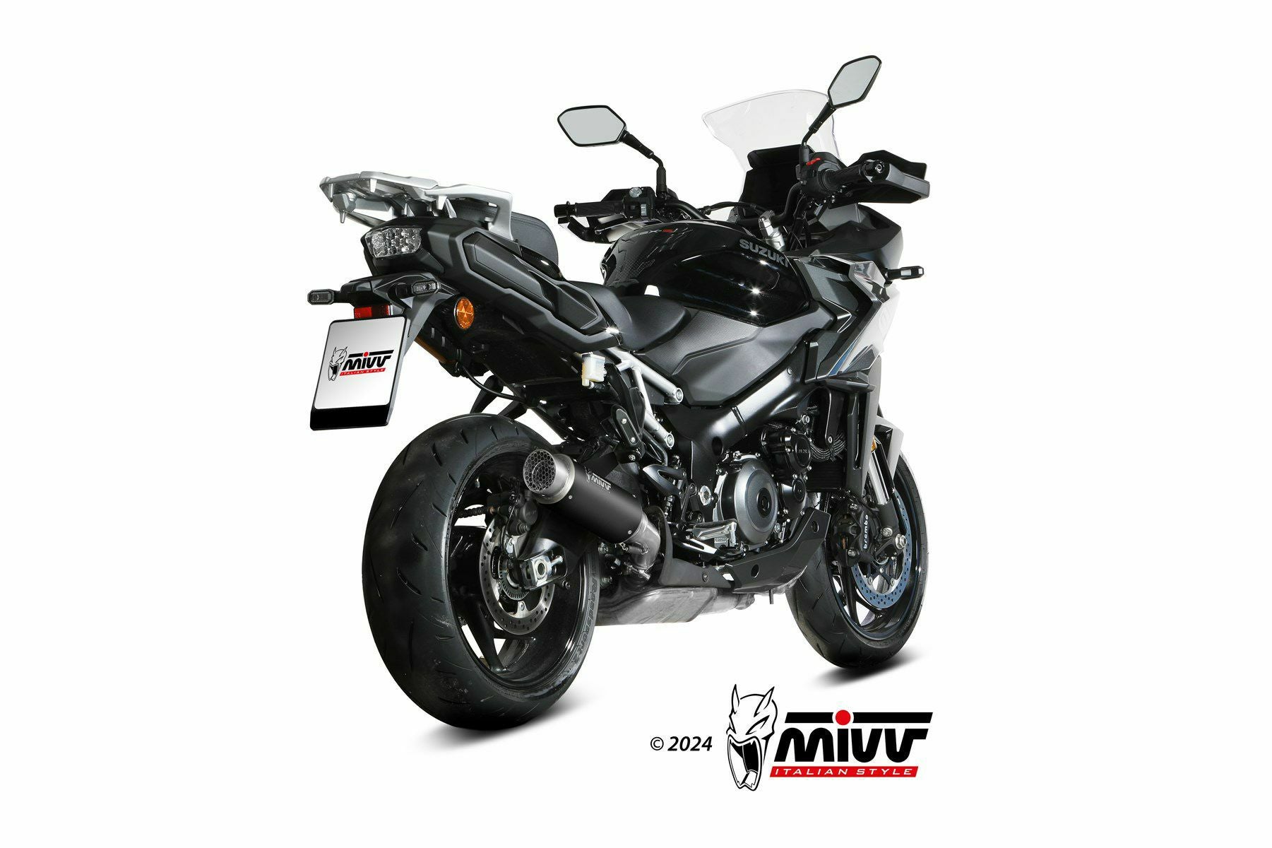 MIVV スリップオンマフラー GP PRO ブラックステンレス SUZUKI GSX