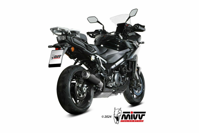 MIVV スリップオンマフラー GP PRO ブラックステンレス SUZUKI GSX 