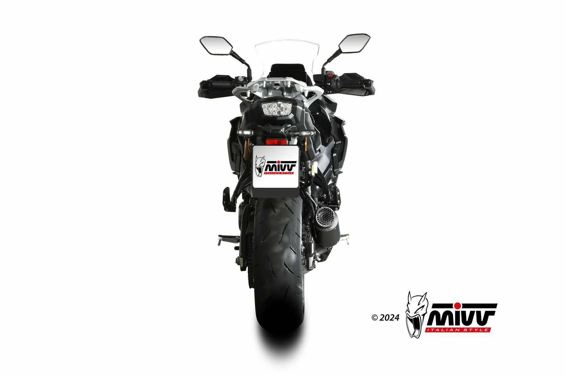 MIVV スリップオンマフラー GP PRO ブラックステンレス SUZUKI GSX